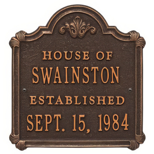 LC Diseño personalizado Vintage Bronce Memorial Grabado Material Alivio Placas de latón - Product Image 3