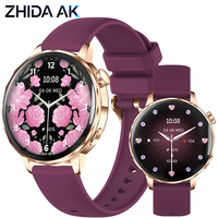 I220 Damen-Smartwatch zum Anrufen und Tätigen von Anrufen, 1,27-Zoll-Fitness-Tracker, Herzfrequenz-, Schlaf- und Blutsauerstoff-Monitor ODM