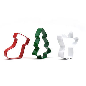 <span class=keywords><strong>Emporte</strong></span>-pièce en <span class=keywords><strong>cuir</strong></span> personnalisé pour préparer des biscuits, haute qualité et en acier inoxydable, en feuille d'aluminium - Product Image 3