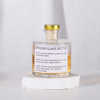 Diffuseur de parfum en verre personnalisé, grand cylindre, 1 litre, avec bâtonnets