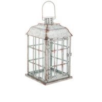 Artesanías Hierro Metal Vela Linterna Alta Calidad India Venta al por mayor Galvanizado Colgando Tealight Linternas