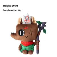 Nouveau produit transfrontalier Cult of the Lamb, peluche de jeu apocalyptique avec rembourrage en coton PP, 31 cm-50 cm