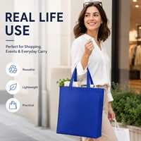 Sacs en non-tissé personnalisés avec logo imprimé, sacs écologiques pour le shopping, sacs promotionnels pour la publicité, sacs cadeaux