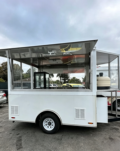 Remolque Comercial de Comida con Ventana de Servicio y Plancha de <span class=keywords><strong>Piedra</strong></span> Volcánica para Tacos de Res en <span class=keywords><strong>Rio</strong></span> Art Street - Product Image 3