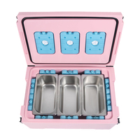 40 QT Modern Rotomolded Portable Outdoor Hard Ice Cream Glacière Logo personnalisable Solution de stockage de boîtes de conserve à la mode