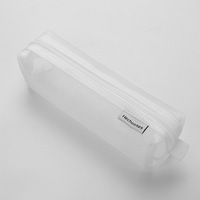 Porte-monnaie en nylon simple de grande capacité sac de rangement transparent portable porte-clé à fermeture éclair sac à monnaie petit portable lettre