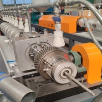 Machine d'extrusion de profilés pour sacs en filet de légumes et couvre-fruits en LDPE, à vis simple, haute efficacité, fonctionnement stable, production de mailles