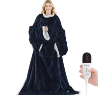 Couverture chauffante électrique portable avec chauffage intelligent à température constante en fibre de carbone lavable à l'eau