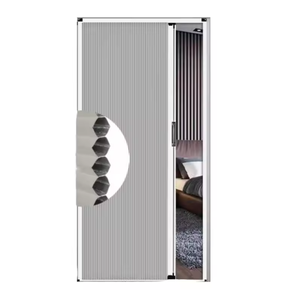 ม่านประตูบ้านแบบโมเดิร์น ลายรังผึ้ง พิมพ์ลายเซลลูลาร์ ป้องกันแมลง ติดตั้งง่าย สำหรับหน้าต่างในบ้าน - Product Image 1