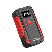 Démarreur de voiture portable 4 en 1 12V au lithium avec compresseur d'air intégré, multifonction, avec pompe à air