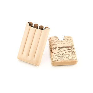 Estuche de Cigarros de Cuero de Lujo Vintage ZENOS para Hombre, 4 Piezas, Resistente a la Humedad, Portátil, Regalo para el Día del Padre y de Negocios, Personalizable - Product Image 5