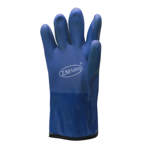 Guantes aislantes recubiertos de poliuretano impermeables con agarre texturizado Guantes DE TRABAJO resistentes a químicos de lana acrílica resistentes al frío - Product Image 3