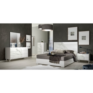 NOVA Design in marmo bianco testiera lucida pittura <span class=keywords><strong>letto</strong></span> <span class=keywords><strong>con</strong></span> stile minimalista stile moderno <span class=keywords><strong>camera</strong></span> <span class=keywords><strong>da</strong></span> <span class=keywords><strong>letto</strong></span> set mobili - Product Image 2