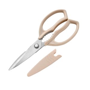 Ciseaux à viande et volaille en acier inoxydable avec poignée en plastique, robustes, écologiques, avec étui de protection, en stock - Product Image 1