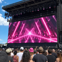 Écran LED de location extérieur P4.81, étanche IP65, haute luminosité 5000 cd, boîtier en aluminium moulé sous pression pour scène de concert