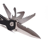 WELLFLYER MUPL-089 Pince multifonctions de haute qualité en acier inoxydable Outil multi-outils personnalisable pour le camping en plein air