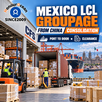 Agent de Consolidation de Fret Maritime Mexique Chine LCL Groupage Service de Dédouanement et Livraison Porte-à-Porte