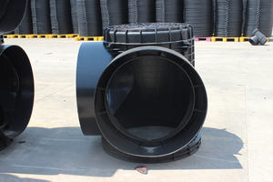 Puits d'inspection <span class=keywords><strong>de</strong></span> drainage, chambre d'inspection des eaux pluviales et des eaux usées, puits <span class=keywords><strong>de</strong></span> vanne en plastique à quatre voies à trois voies - Product Image 5
