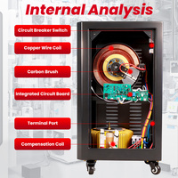 WF.EL Servo Motor Tipe Digital Display AVR AVS 30KVA SVC Stabilizer Regulator Tegangan Satu Fasa 220V/230V Tembaga