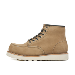 Bottes de travail classiques en cuir véritable Goodyear Welt avec semelle en <span class=keywords><strong>mousse</strong></span> de caoutchouc souple et légère, directement de l'usine pour les OEM et les marques privées - Product Image 1