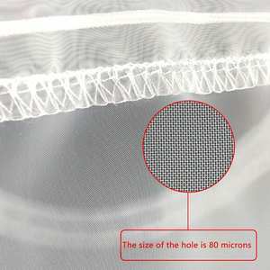 Commercial Grade Reusable All Purpose Food <b>Strainer</b> Food Grade BPA-Free Fine <b>Mesh</b> Nylon Cheesecloth - Nutmilk, Juices - Product Image 4