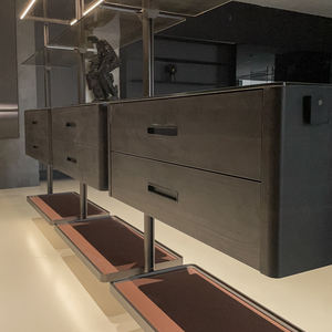 Libreria Moderna Minimalista di Lusso Modulare Personalizzabile con Struttura in Metallo e Alluminio con Sistema di Illuminazione per Soggiorno e Ufficio - Product Image 5