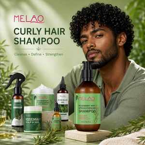 OEM Strengthening Hair Peppermint Rosemary Biotin Shampoo and Conditioner Infused Cream Anti-Frizz Fluffy Hair Hotel Home Use - Product Image 1