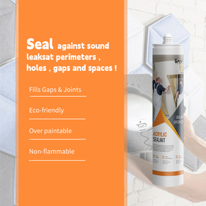 Kingwit thân thiện với môi không dễ cháy caulk cách âm, keo cách âm, tấm Tường cách âm dính - Product Image 2