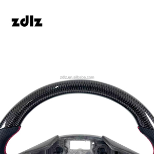 Volante Deportivo Personalizado de Fibra de Carbono Negra Perforada para <span class=keywords><strong>Ford</strong></span> <span class=keywords><strong>Focus</strong></span> MK3 <span class=keywords><strong>2010</strong></span> 2014 ST <span class=keywords><strong>RS</strong></span>, Forma de D, Mejora de Rendimiento - Product Image 3