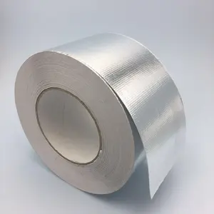 फैक्टरी थोक अनलाइन कागज शुद्ध मिश्रित एल्यूमीनियम चांदी की पन्नी वाशी जल प्रमाण चिपकने वाला टेप