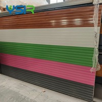 Revêtement mural extérieur, résistant à l'humidité, ignifuge, écologique, moderne, pare-son, en acier sandwich, métal