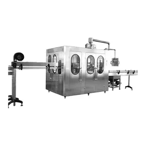 Otomatik 3 in 1 maden suyu şişeleme doldurma kapaklama makinesi içme işaretleyici dolum makinesi