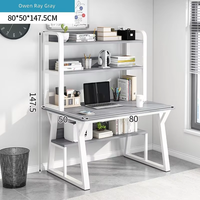 Bureau d'ordinateur Zhishuyunfang pour la maison, chambre d'étudiant, avec étagère intégrée, idéal pour l'étude et l'écriture, parfait pour appartement locatif ou bureau
