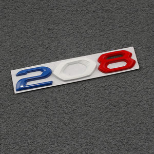 Pegatinas de metal personalizadas, logotipo de coche digital de color 3D 208, 308, 408, 508, 2008, <span class=keywords><strong>3008</strong></span>, 4008, 5008 pegatinas de decoración de <span class=keywords><strong>maletero</strong></span> - Product Image 3