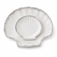 Nieuwe stijl, hoge kwaliteit, lage prijs, OEM schelpvormige hapjesbord, serveerschaal voor restaurant, thuis, serviescollectie