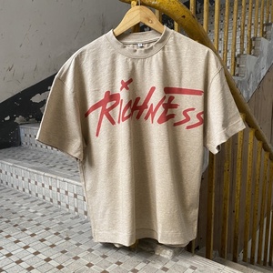 Camiseta de Verano de Algodón Puro de Alta Calidad con Estampado Digital, Cómoda, Holgada, Suave, Fabricante de <span class=keywords><strong>Ropa</strong></span> para <span class=keywords><strong>Hombre</strong></span> - Product Image 2