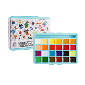 Ensemble de 24 couleurs de <span class=keywords><strong>peinture</strong></span> aquarelle gelée à prix d'usine pour enfants, idéal pour la <span class=keywords><strong>peinture</strong></span> DIY sur papier - Product Image 1