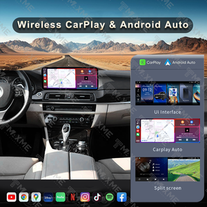 Maisimei Écran tactile GPS intégré de 12,3 pouces pour BMW Série 5 2009-2015 Android Auto & CarPlay Aide au recul Garantie 1 an - Product Image 3