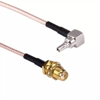 Câble coaxial RF personnalisé RG316 avec connecteur SMA/FAKRA/BNC/TNC/N pour antennes de communication
