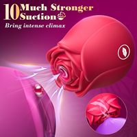 Vibrateur Clitoridien et Point G à 10 Modes de Succion, Jouet Sexuel pour Adultes, Vibrateur Rose Lumineux pour Femmes