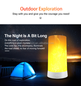 LED efecto de la llama bombilla regulable cargable del USB 5V DC llama luz led interior/al aire libre camping/el chico declaró su amor a la chica - Product Image 3