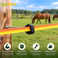 Isolateur décalé HPSFENCE facile à installer, résistant aux UV et étanche, compatible avec les bandes et cordes polyvalentes de 9 mm/20 mm pour clôtures de sécurité