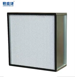 Produsen langsung, deep pleated separation chassis tipe galvanis kapasitas standar H13 H14 HEPA filter