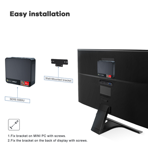 Beelink SER5 AMD 5560U 16G 500G/1TB Mini PC DP + HDTV Type-C Wins10 SATA SSD Computadora industrial de escritorio para juegos de señalización digital - Product Image 6