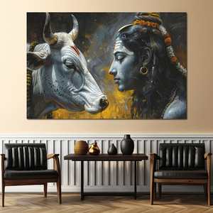 Decoración para sala de estar religión india pinturas en lienzo impresiones carteles religión Buda dioses hindúes Señor arte de pared - Product Image 3