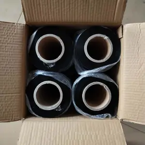 LLDPE Jumbo Roll Stretch Film 23 Microns 500mm Black Stretch Wrap Or Clear Custom