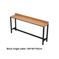 Ensemble table et chaises de bar nordiques en métal pour extérieur, table longue de terrasse, anti-corrosion, résistant aux intempéries, pour café, tabourets hauts, projets personnalisables