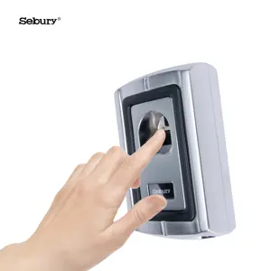 Sebury Logam Pintu Masuk Sistem Biometrik Sidik Jari Gate Sistem Kontrol Akses dan 125KHz EM Card Reader