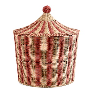 Handmade Paper <b>Rope</b> Woven <b>Storage</b> <b>Basket</b> Round 20-35L Circus Style Toy Organizer - Product Image 5