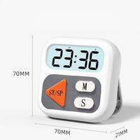 ODM Neuer Visueller Digitaler LCD-Display Countdown-Timer Mini Werbegeschenk Küchen-Kochtimer Positiver Negativer Count-Up Wecker